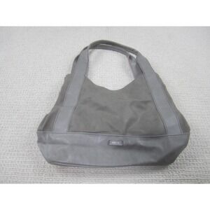 Relic Shoulder Bag Womens One Size Gray‎ Faux Leather Tote Hobo Purse Zip Pocket